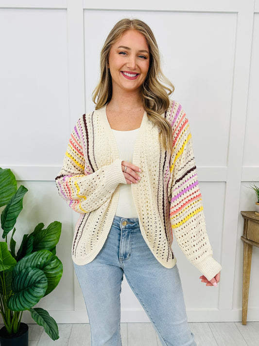 Bloomline Beauty Cardigan In Oatmeal