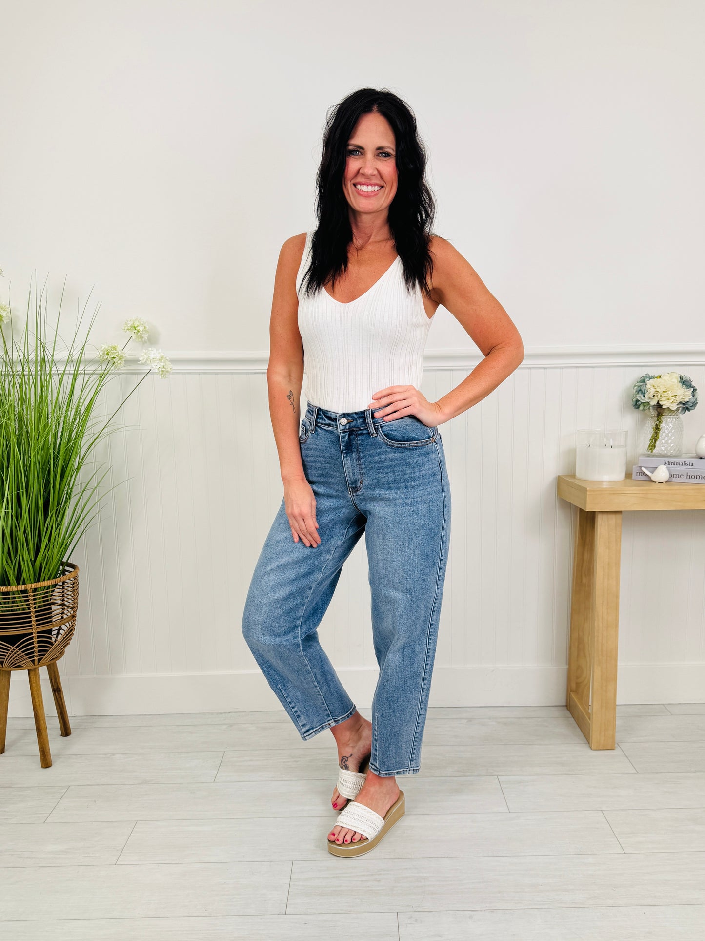 Judy Blue Breezy Barrel Jeans