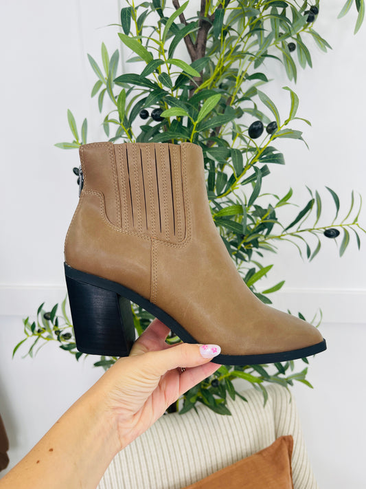 Steady Rise Booties in Taupe