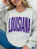 Louisiana Reversible LA Graphic Crewneck Sweatshirt