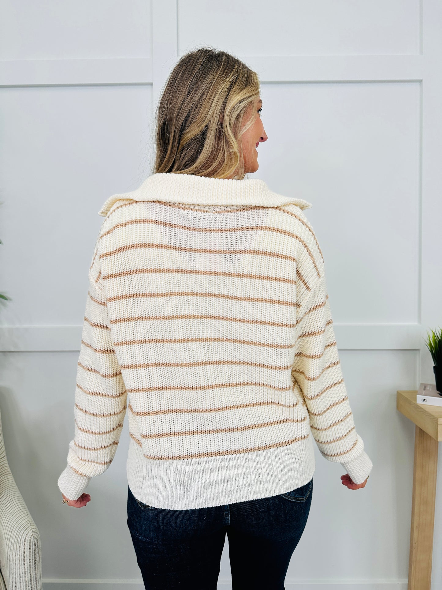 Golden Hour Stripes Sweater