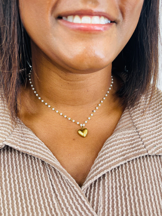 Heart Of Gold Necklace