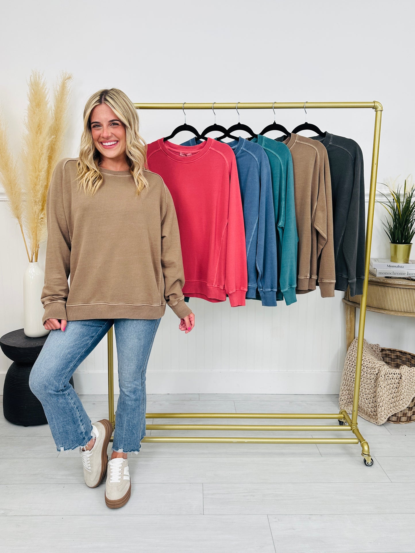 Fall Into Comfort Pullover- Multiple Colors!