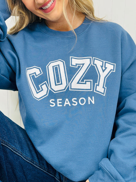 Cozy Season Graphic Crewneck Sweatshirt