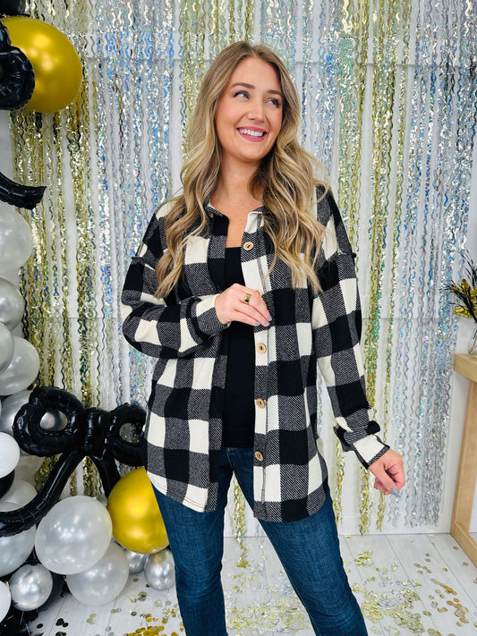 Trailside Check Shacket