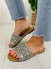 Rhinestone Romance Sandals In Silver