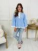 Soft Sky Top In Periwinkle
