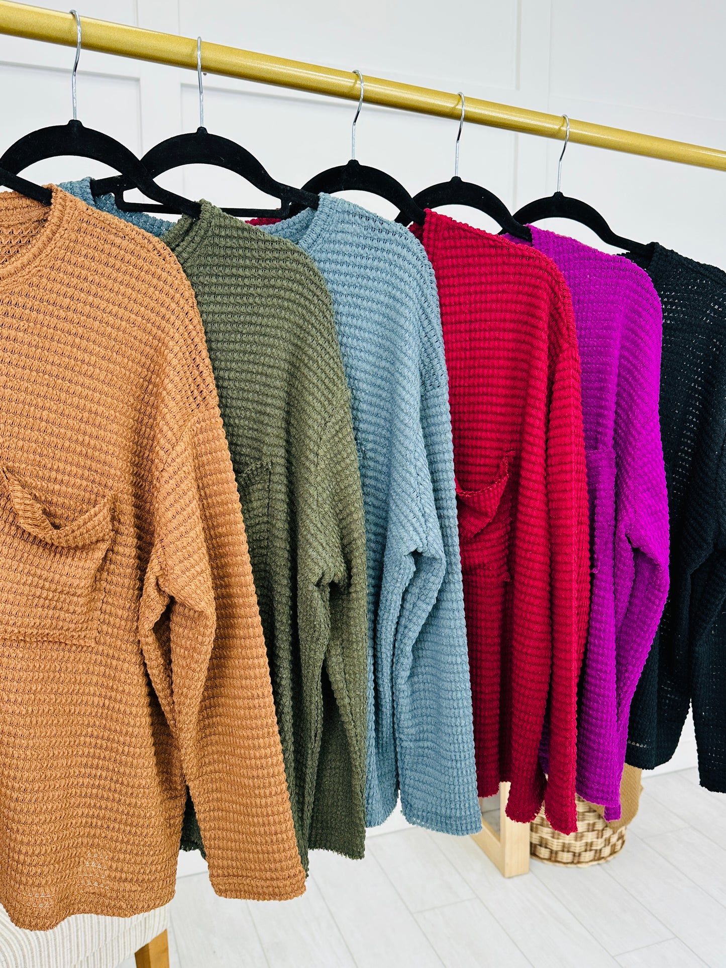 Relaxed Reflection Top - Multiple Colors!