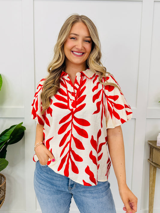 Wherever Today Takes You Top In Red