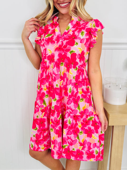 Sunshine on Repeat Dress in Charleston Print