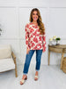 Crimson Garden Top