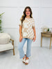 Pop Art Knit Top In Taupe