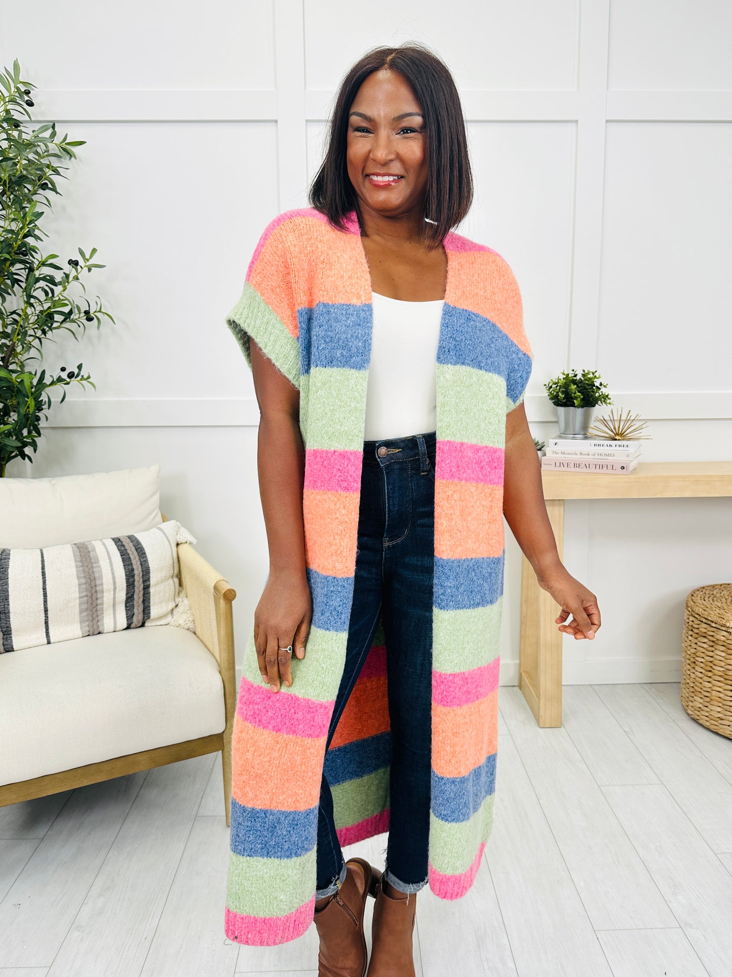 When Colors Collide Cardigan