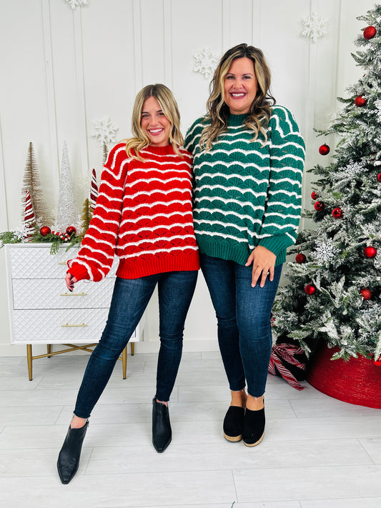 Festive Feelings Sweater- Multiple Colors!