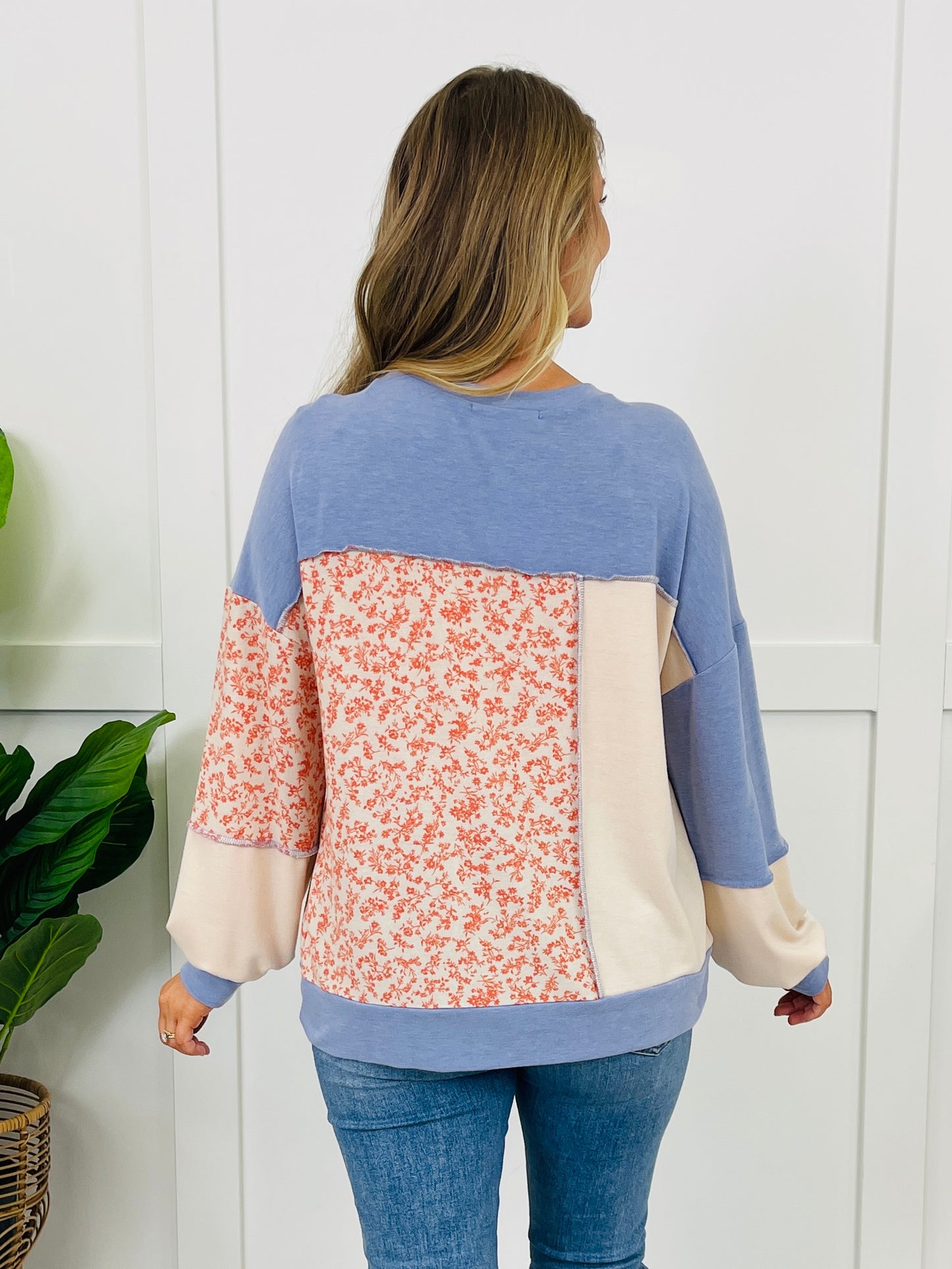 Framed In Floral Top