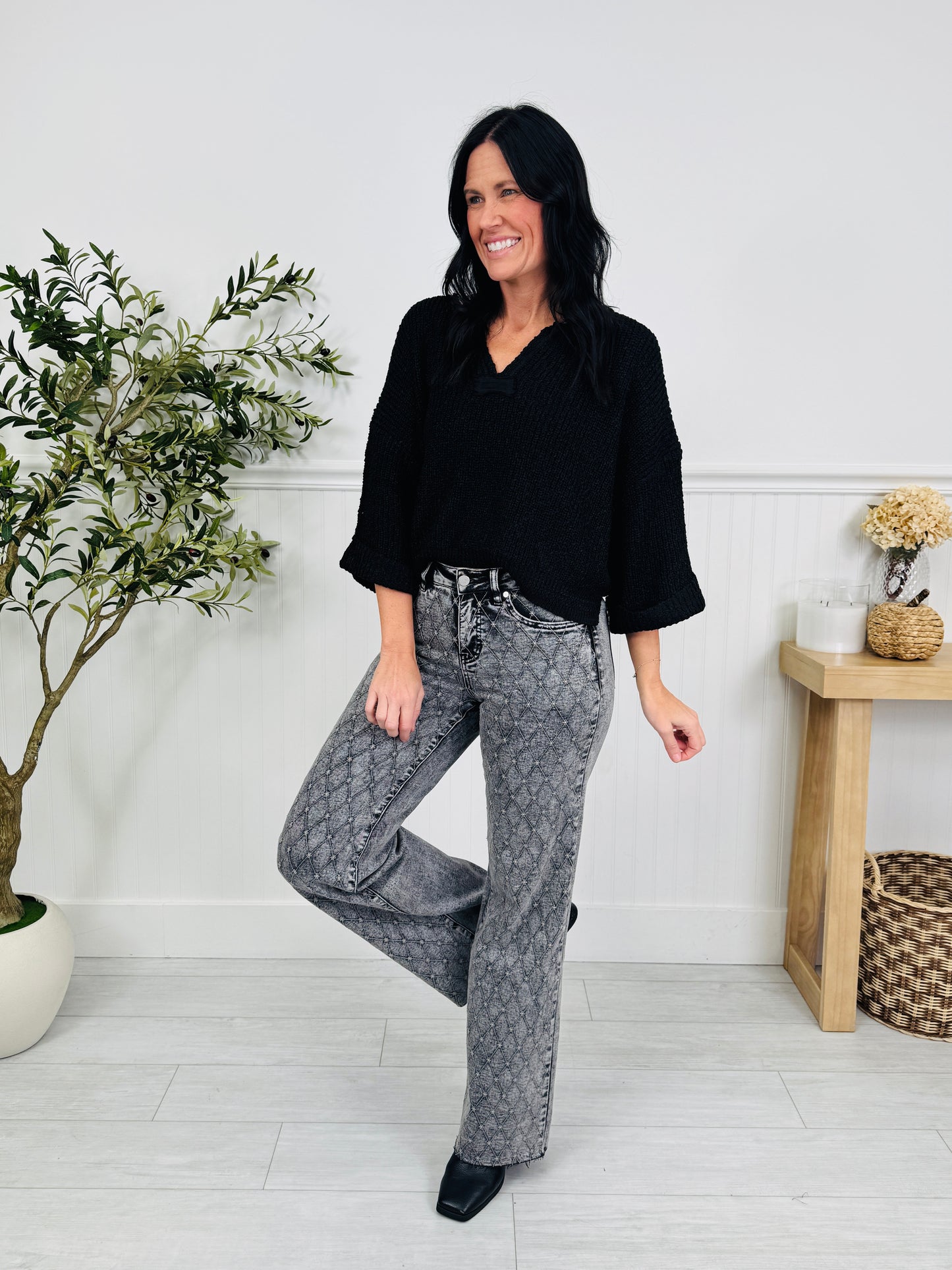A Little Extra Tummy Control Straight Jeans
