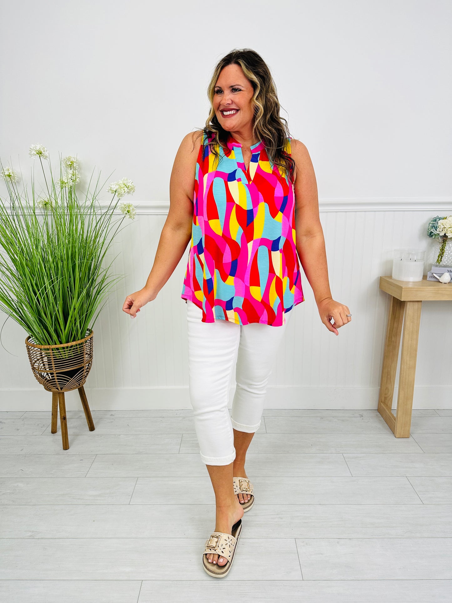 Sunshine Energy Top in Chicago Print