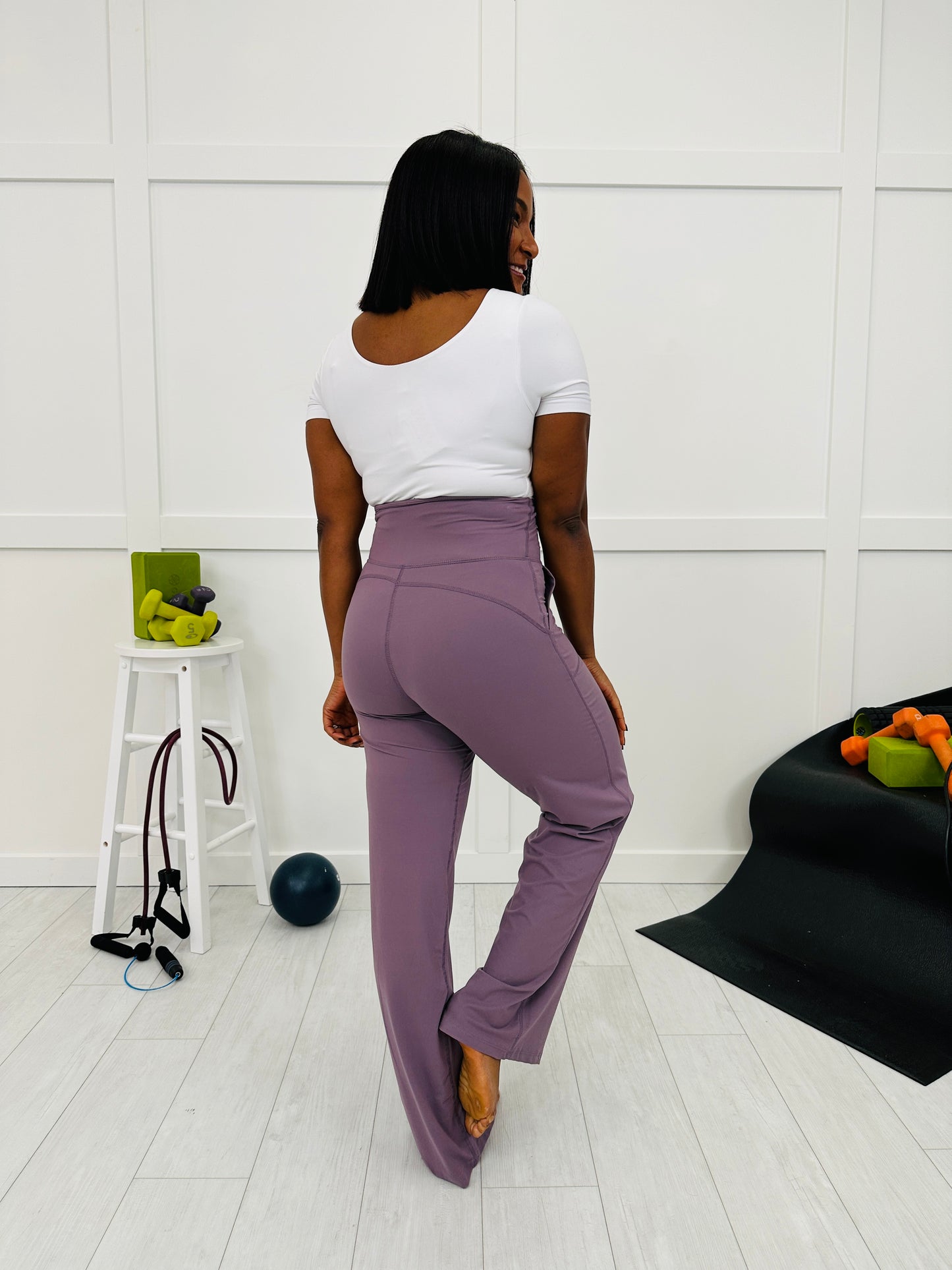 Weightless Words Bottoms In Frosted Mulberry