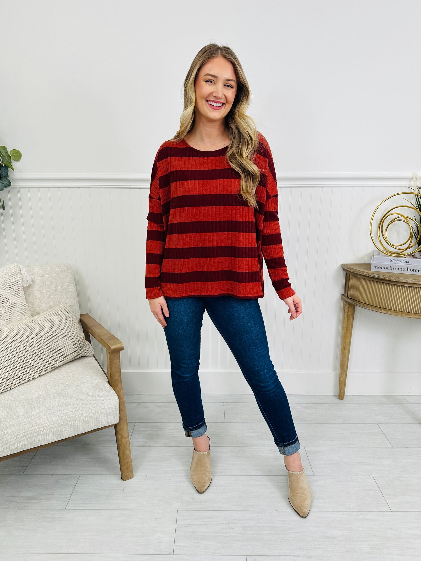 Striped Symphony Sweater