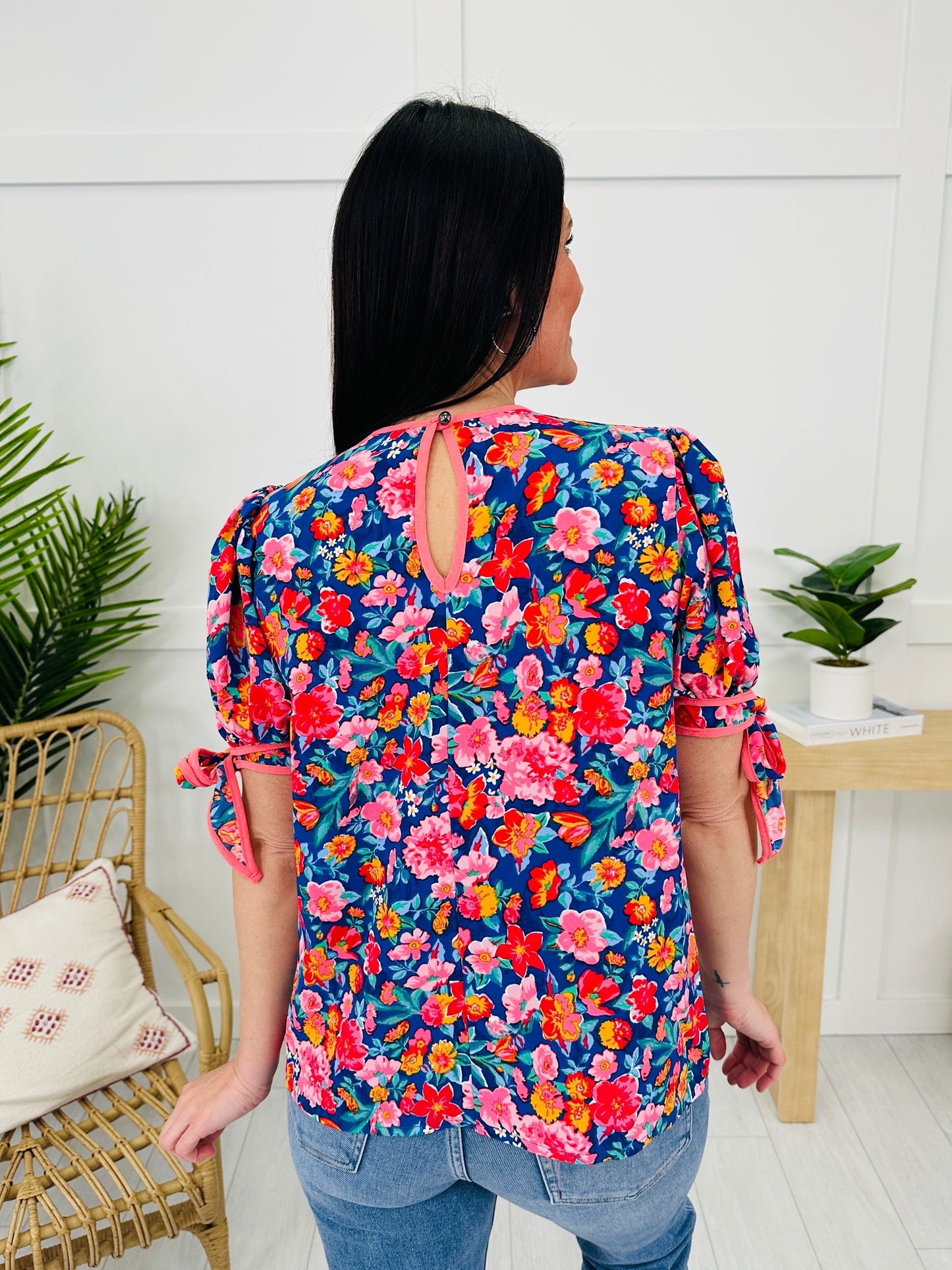 Tied Up in Blooms Top