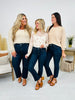 Feeling Fall Cropped Straight Tummy Control Jeans