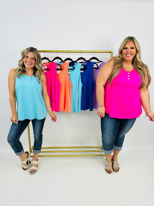 Not A Cloud In The Sky Tank Top-- Multiple Colors!