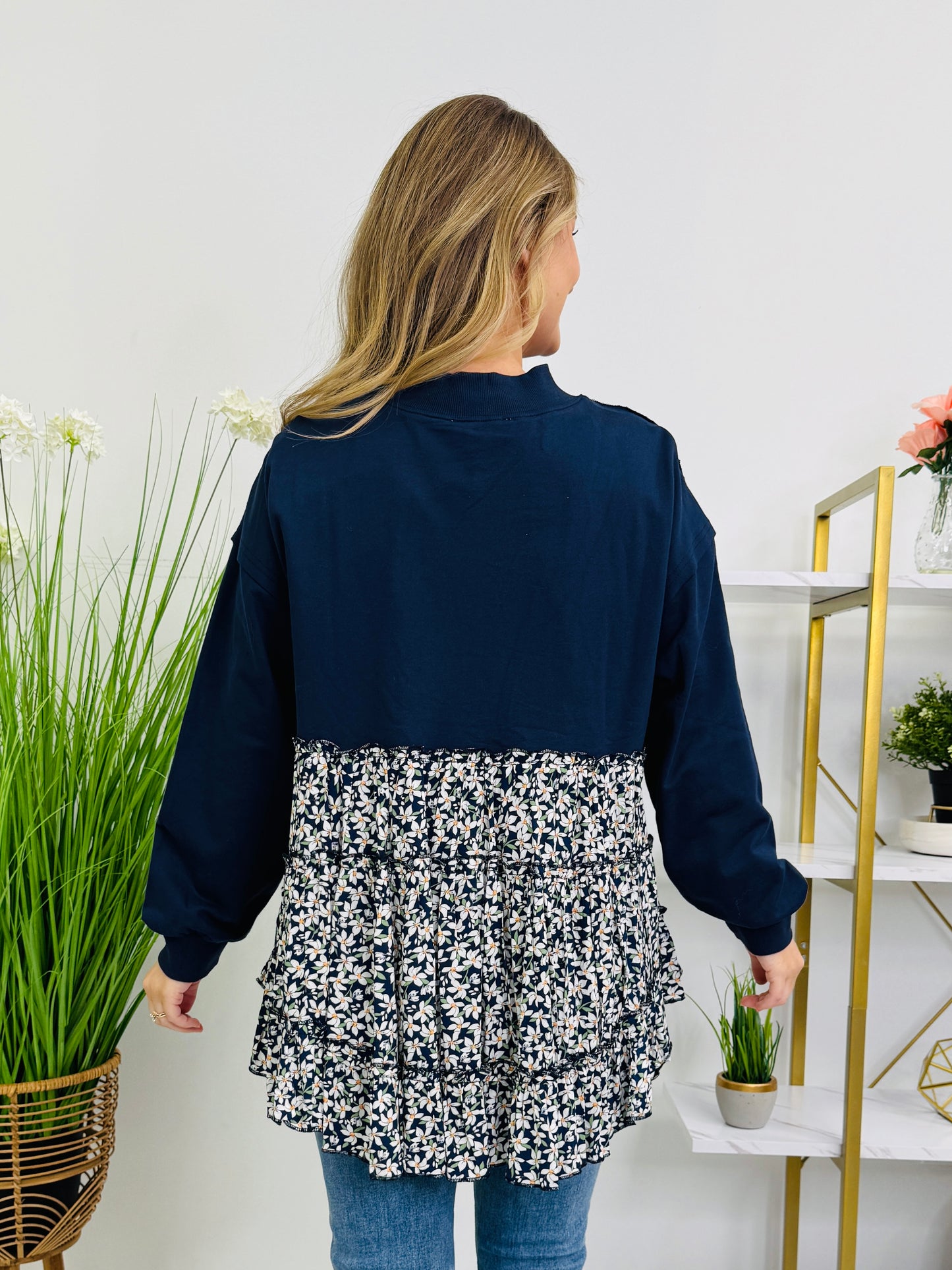 Flora Flounce Top