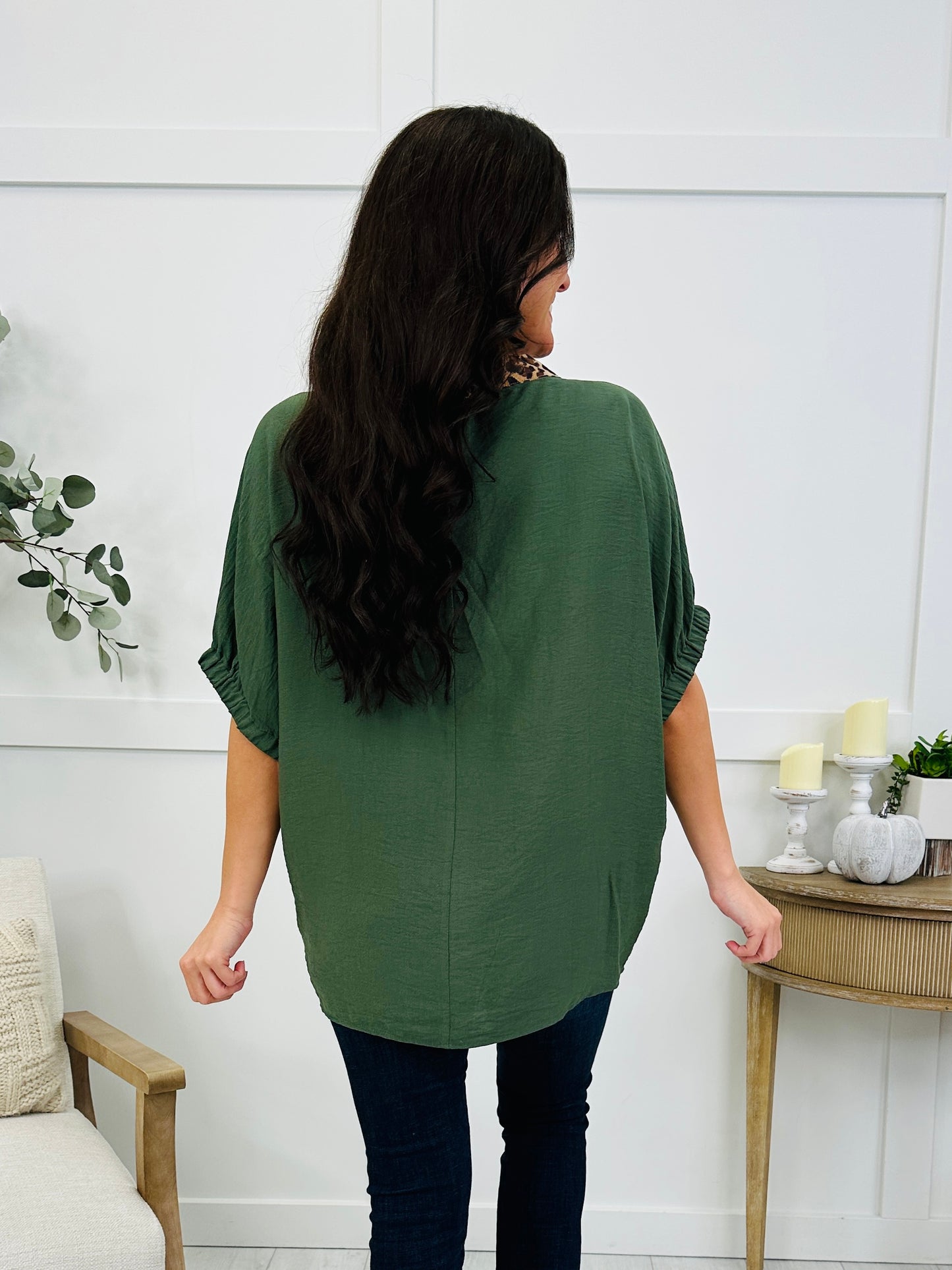 Wild Beauty Top In Olive