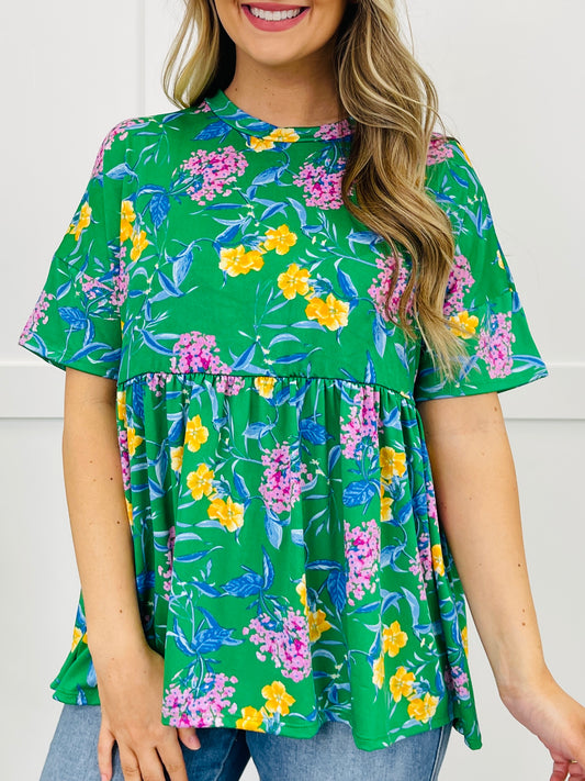 Growing On You Top in Green