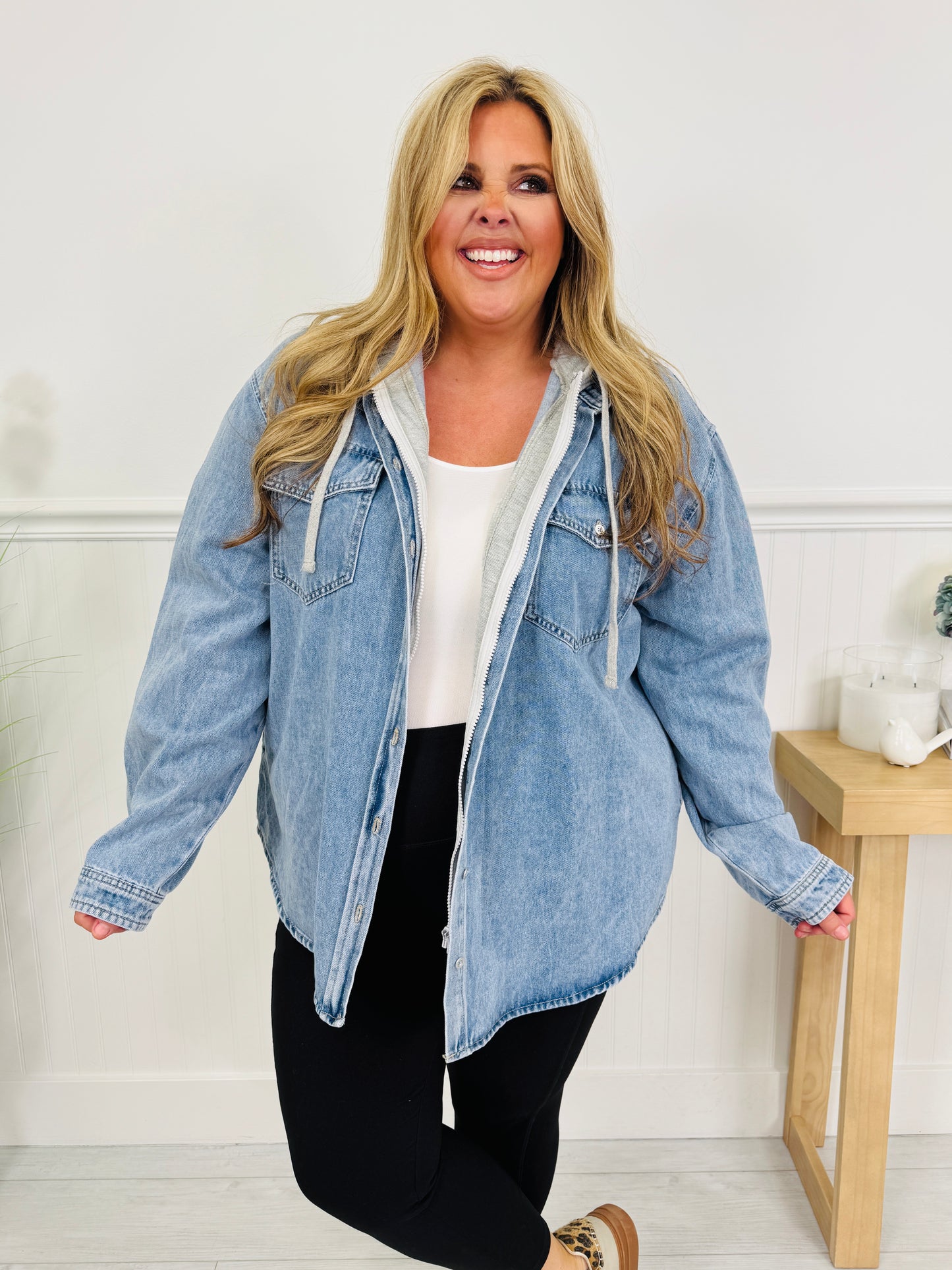 Hood Required Denim Jacket