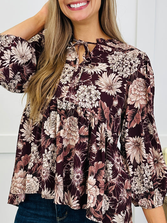 Plum Petals Top