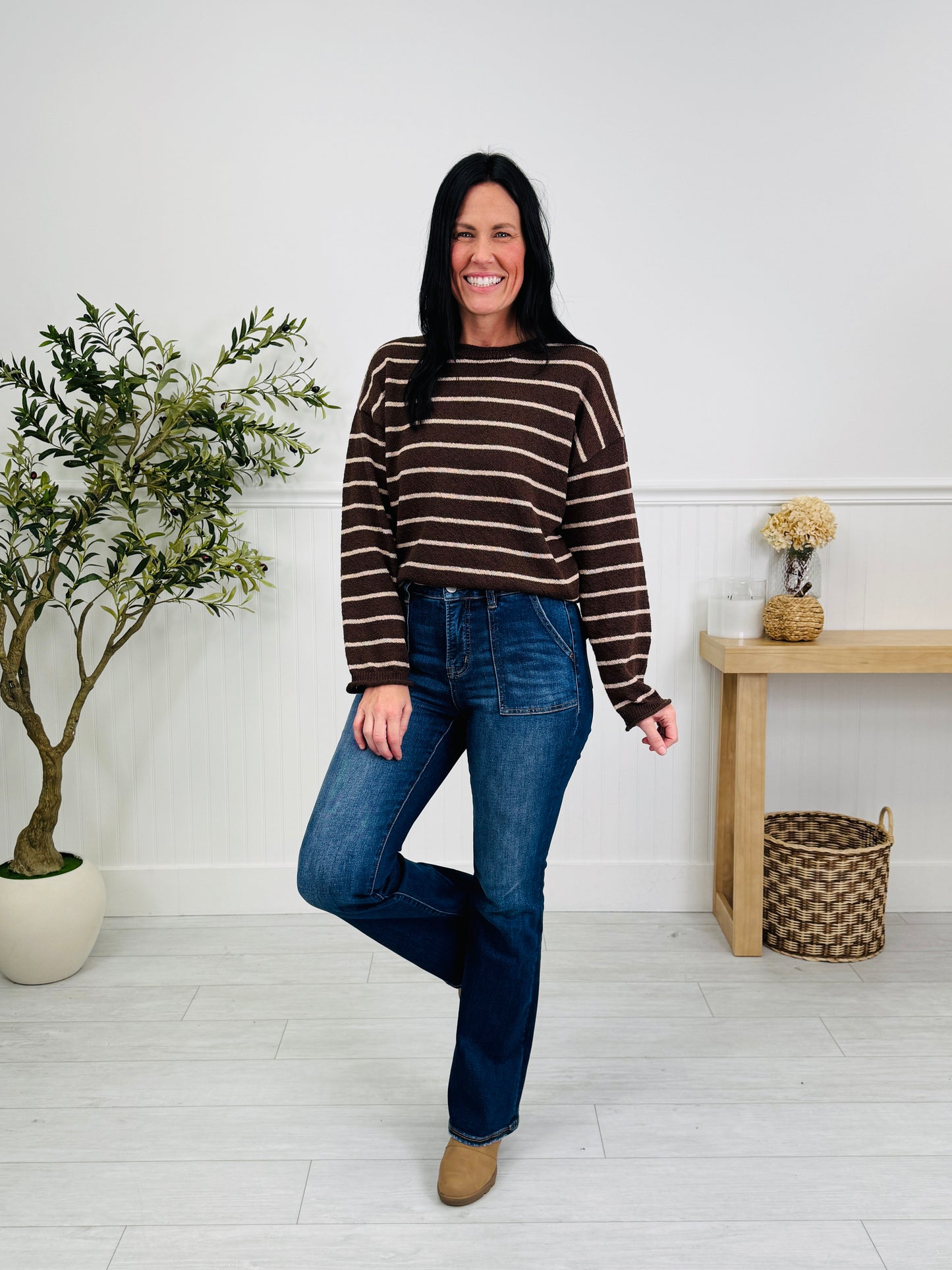 Pocket Goals Tummy Control Bootcut Jeans