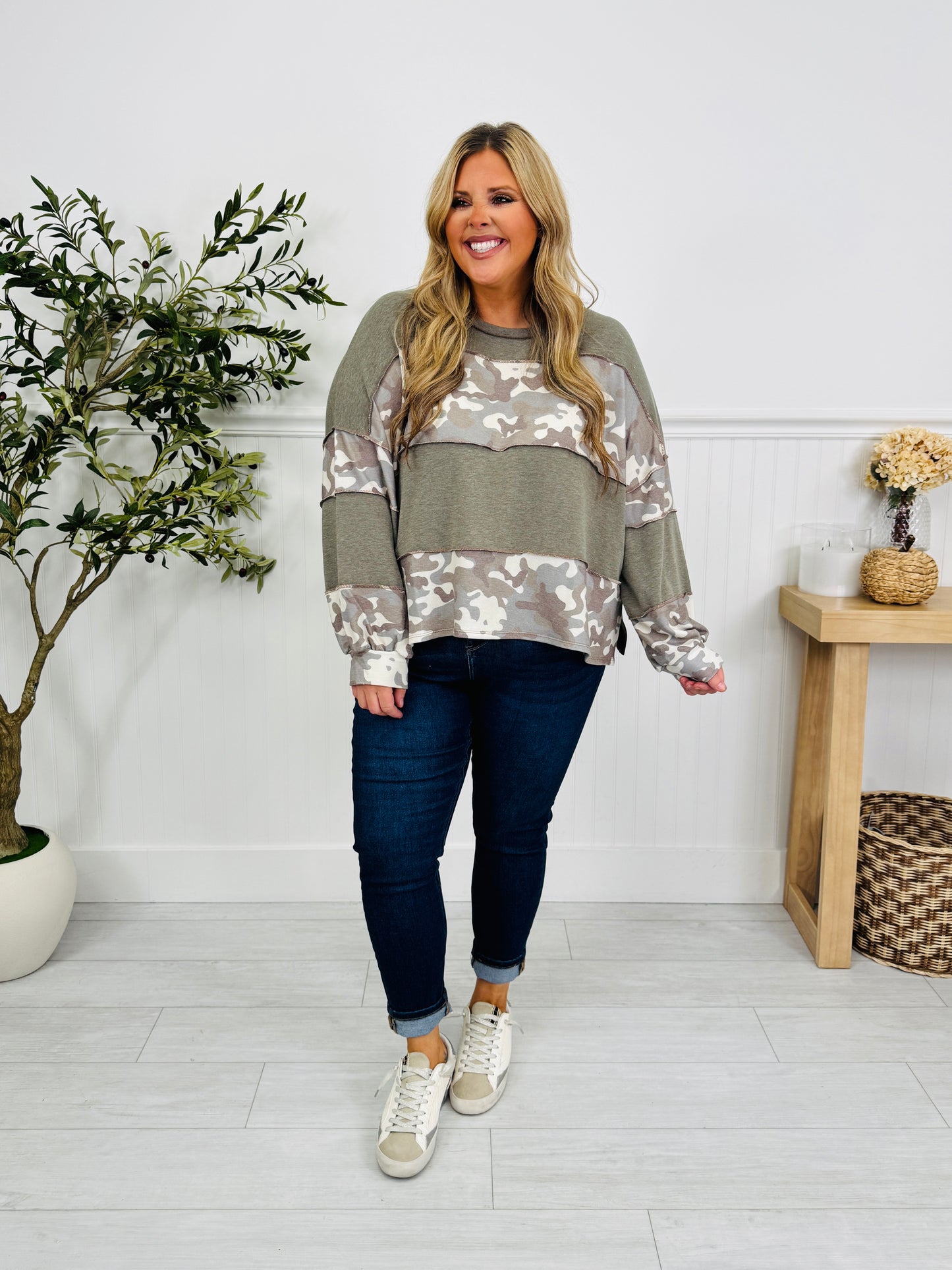 Casually Camo Top