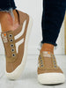 Seaside Slip-Ons Sneakers In Warm Taupe/Beige