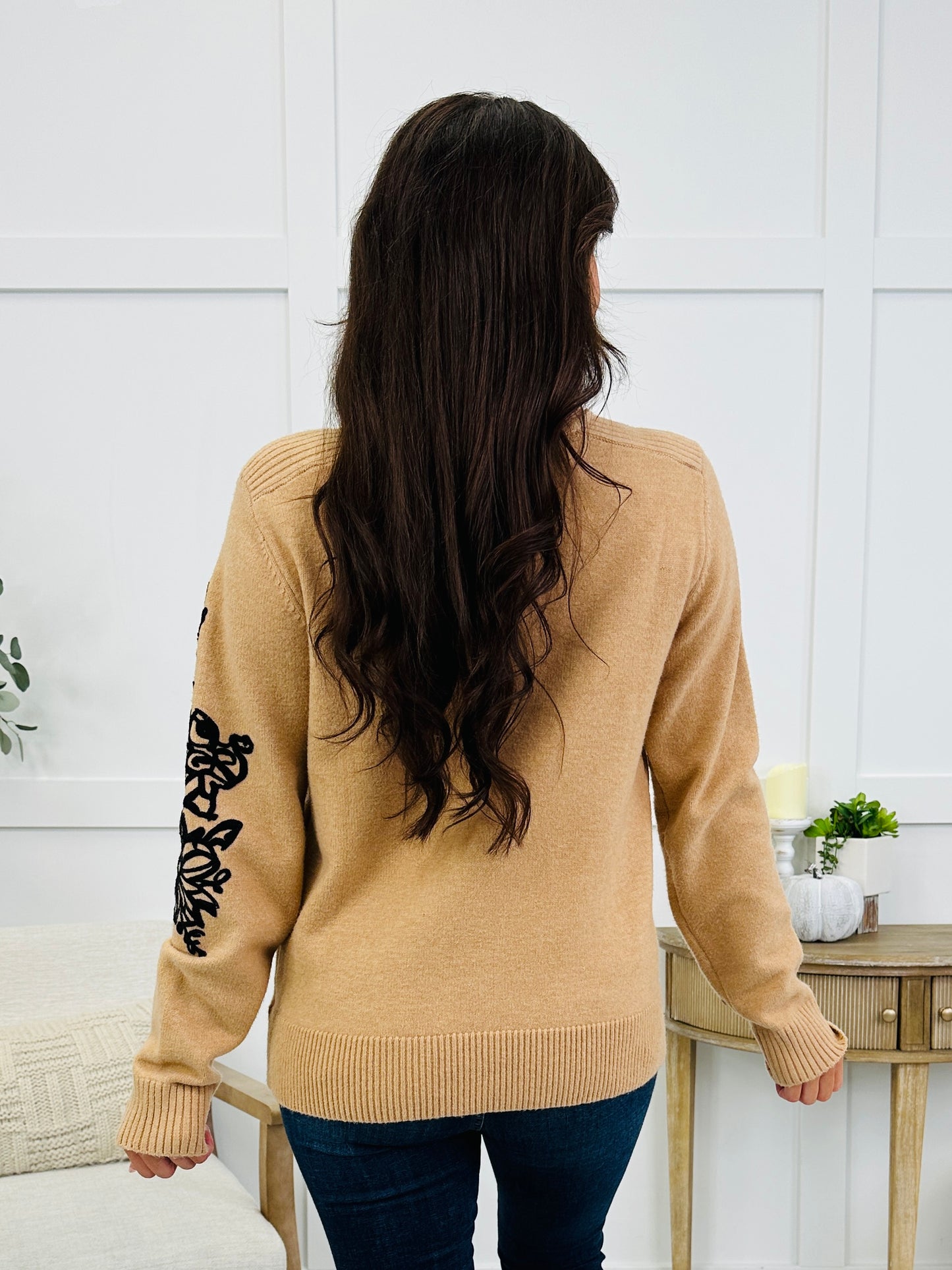 Midnight Bloom Sweater