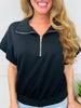 Zip Up The Comfort Top In Multiple Colors