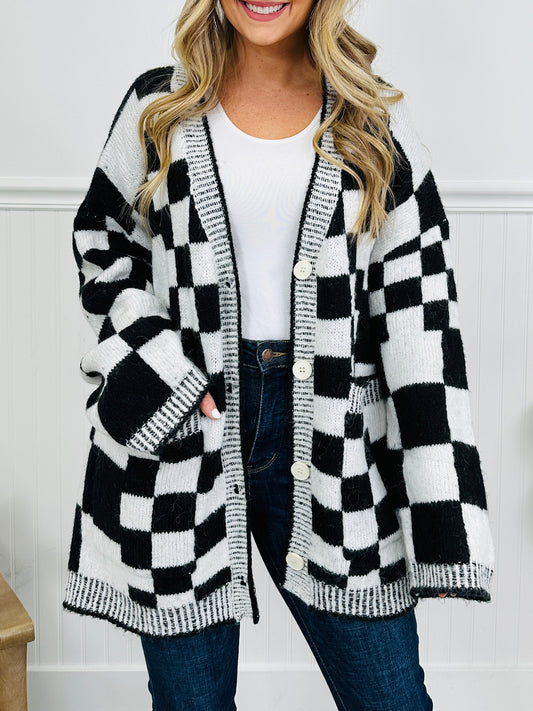 Checkmate Charm Cardigan
