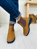 Uptown Ground Booties in Tan
