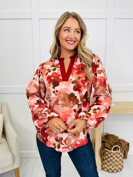 Frosted Blossoms Top