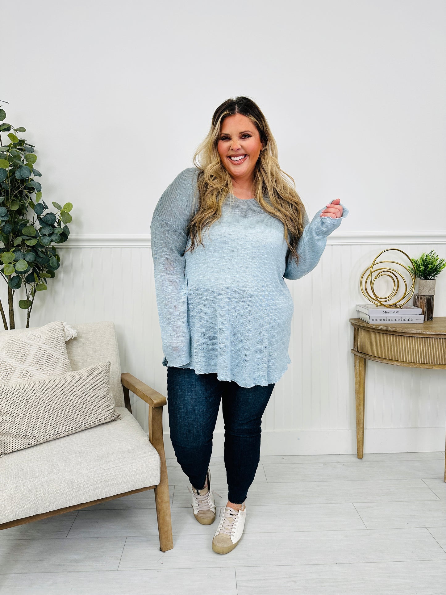 Playful Expressions Top In Cool Grey