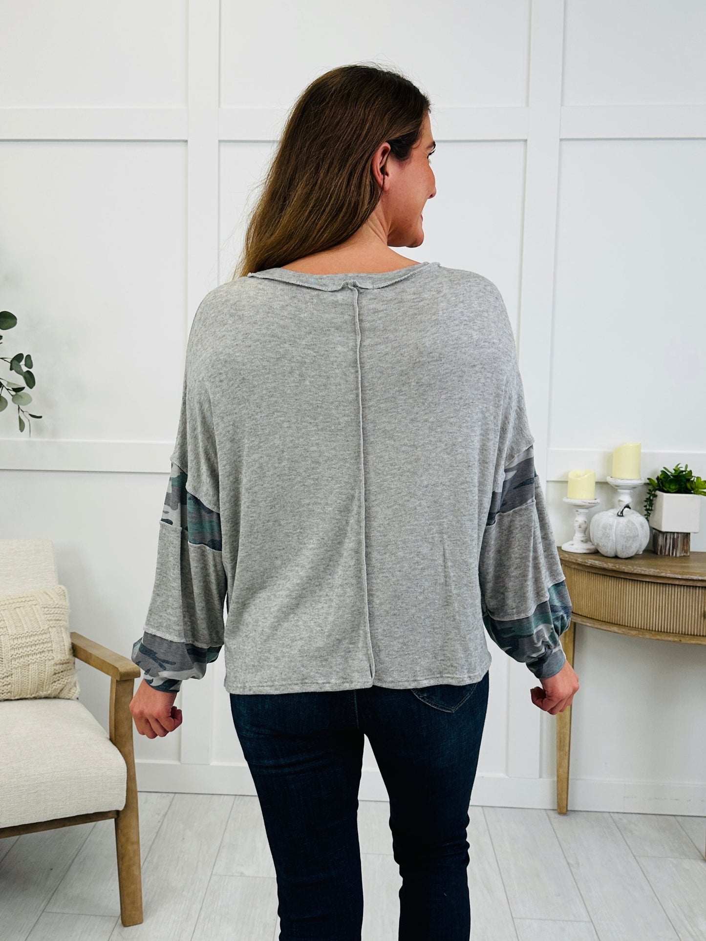 Cozy Camo Top