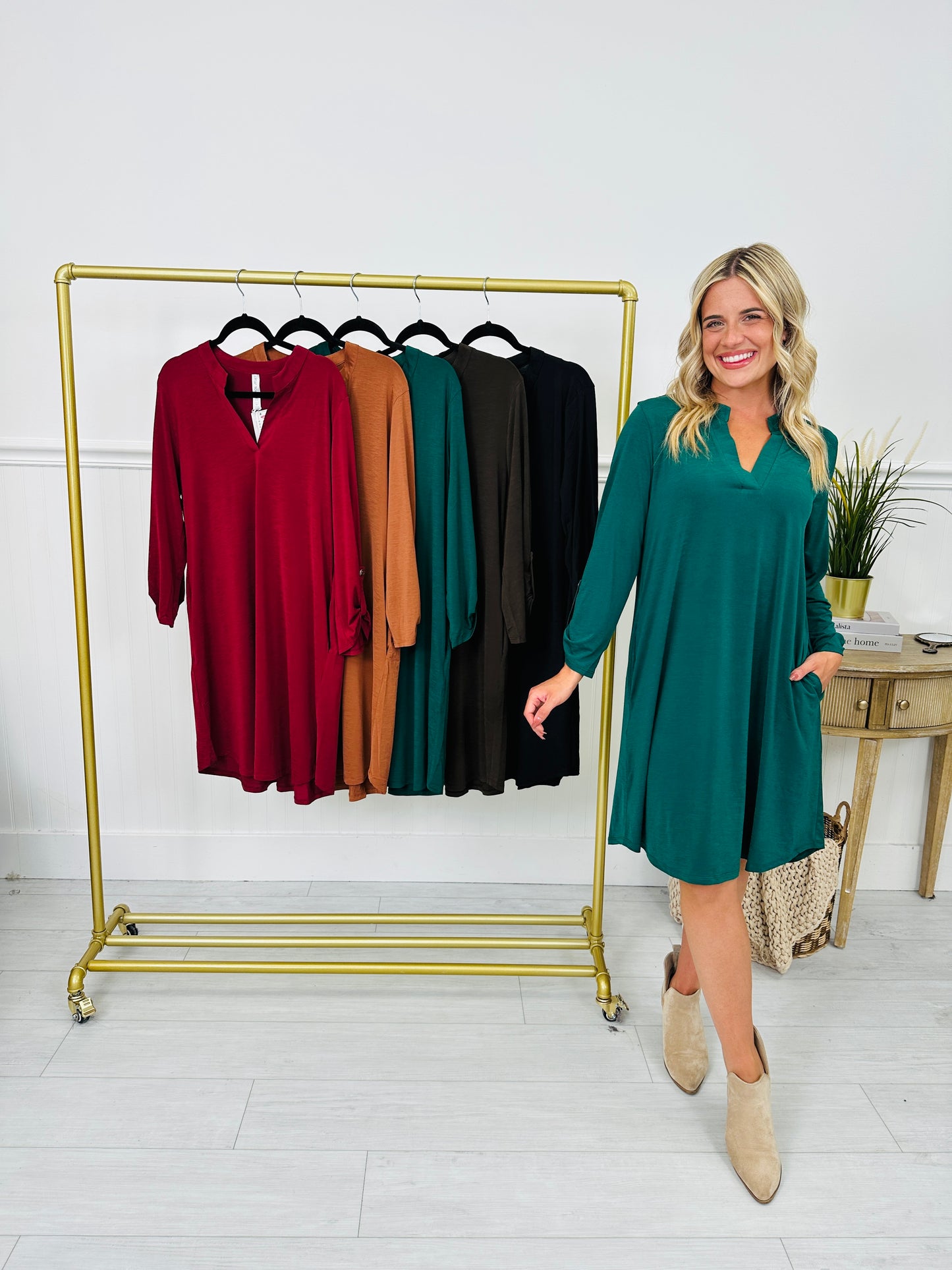 Dress For Fall- Multiple Colors!