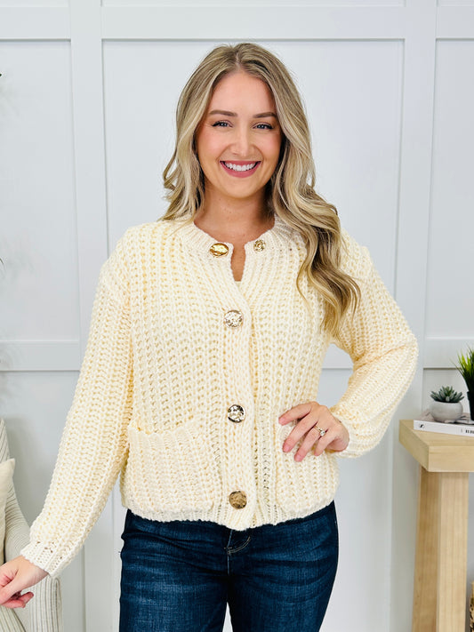 Wrapped For Weather Cardigan in Cream