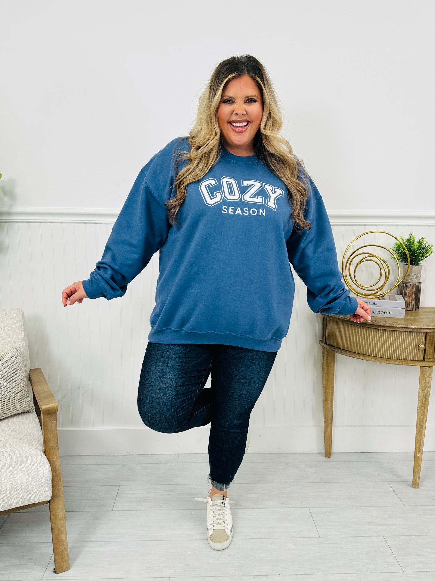 Cozy Season Graphic Crewneck Sweatshirt