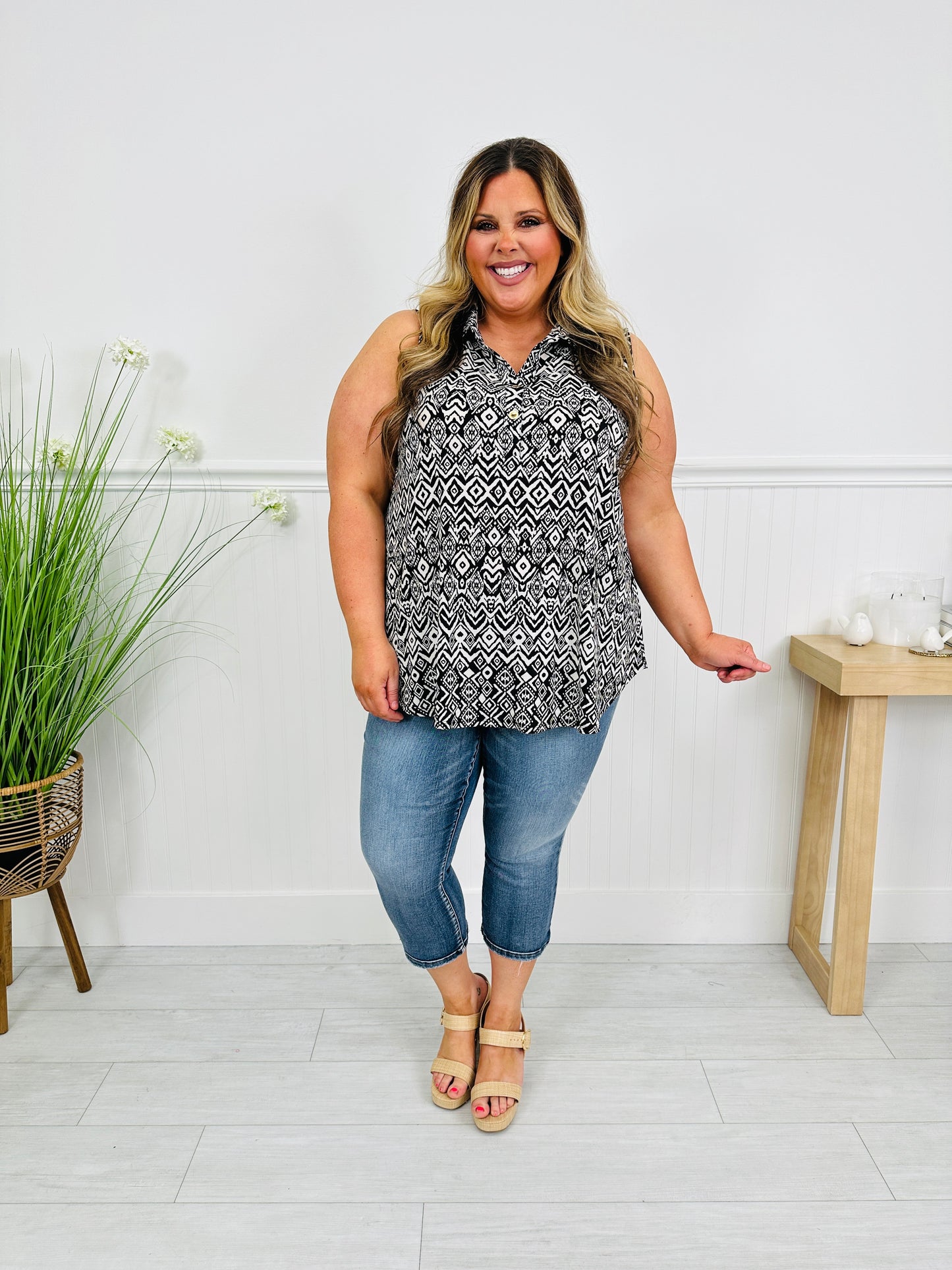 Styled For Summer Tank Top In Chicago Print