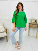 Running Around Town Top In Green