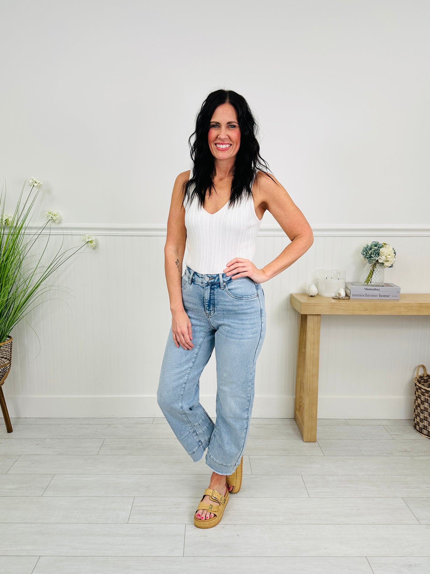Never Better Barrel Jeans with Tummy Control