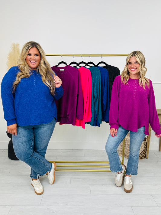 Cozy Crush Top- Multiple Colors!