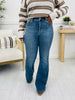 Judy Blue Flare For It Tinted Flare Jeans