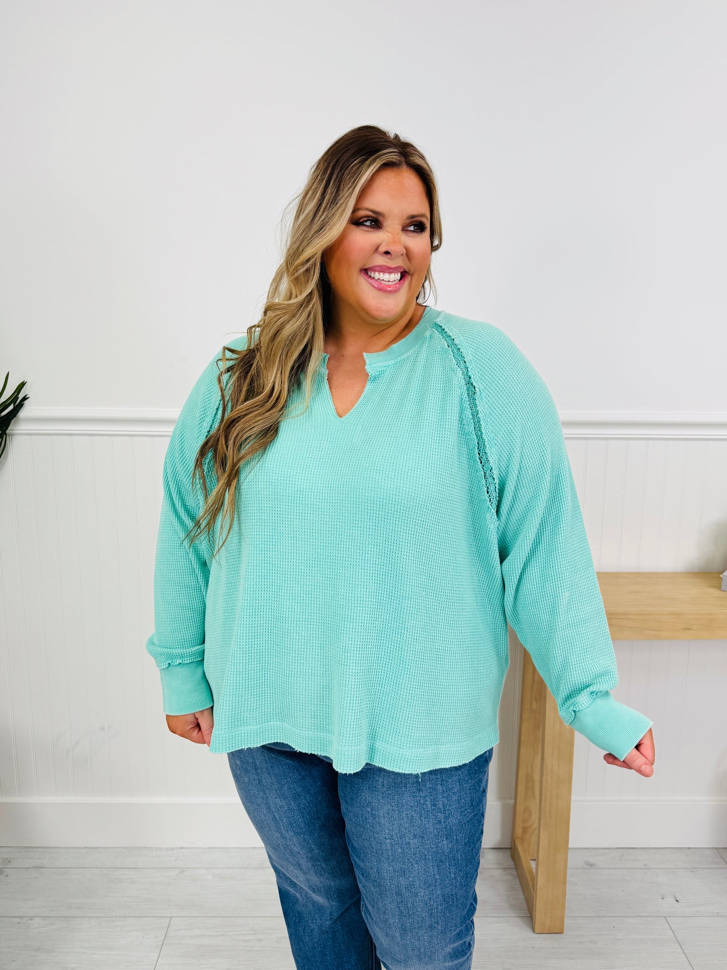 Spring Simplicity Garment Dyed Top in Three Colors